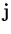 ${\bf j}$