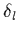 $\delta_l$