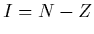 $I=N-Z$
