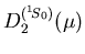 $D_2^{({}^1\kern-.14em S_0)} (\mu)$